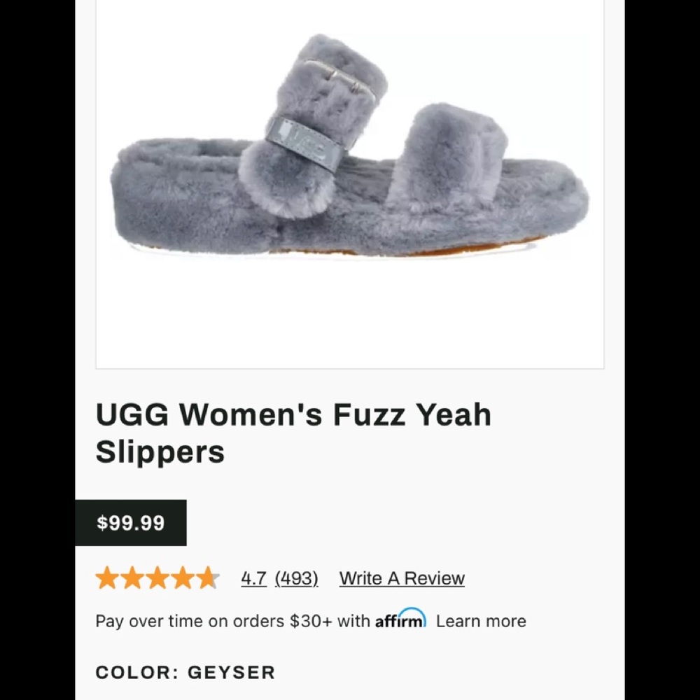 UGG Women's Fuzz Yeah Slippers
